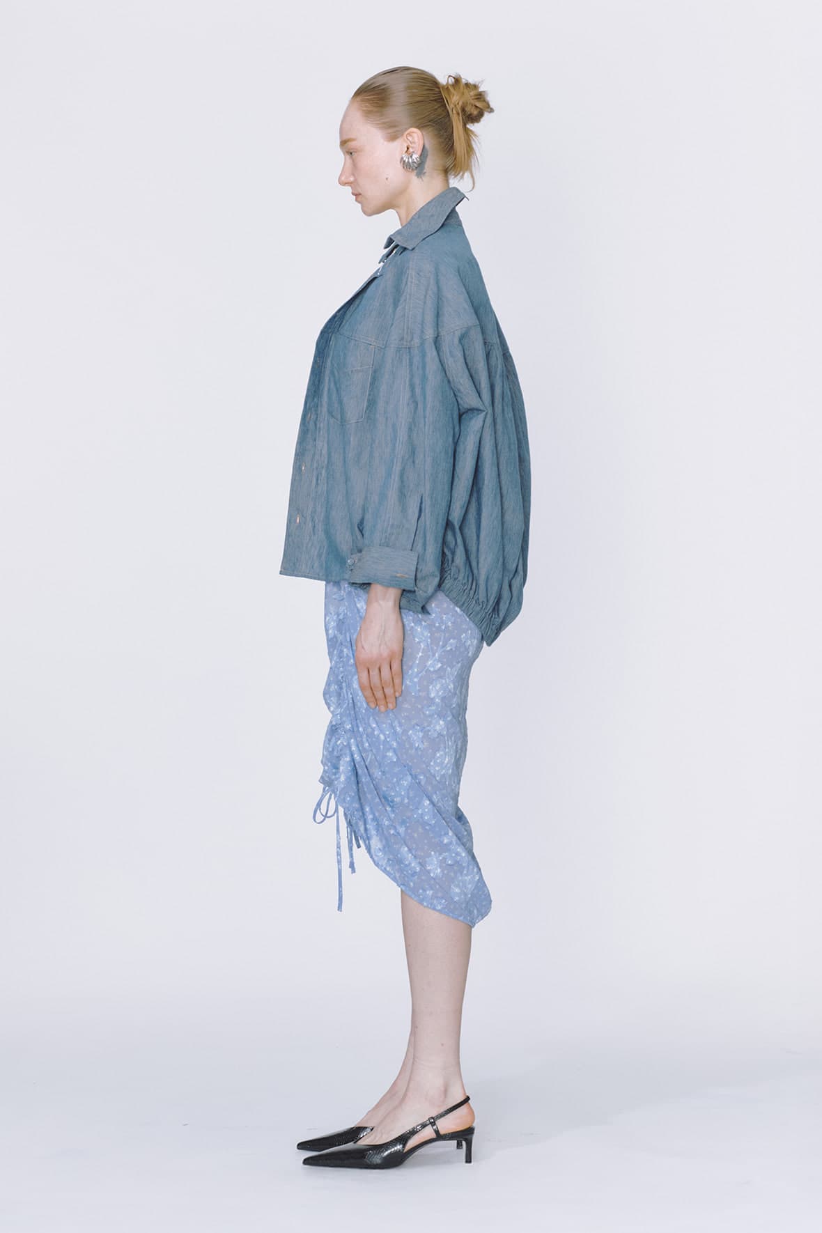 Half And Half Detachable Collar Shircket — vue 6