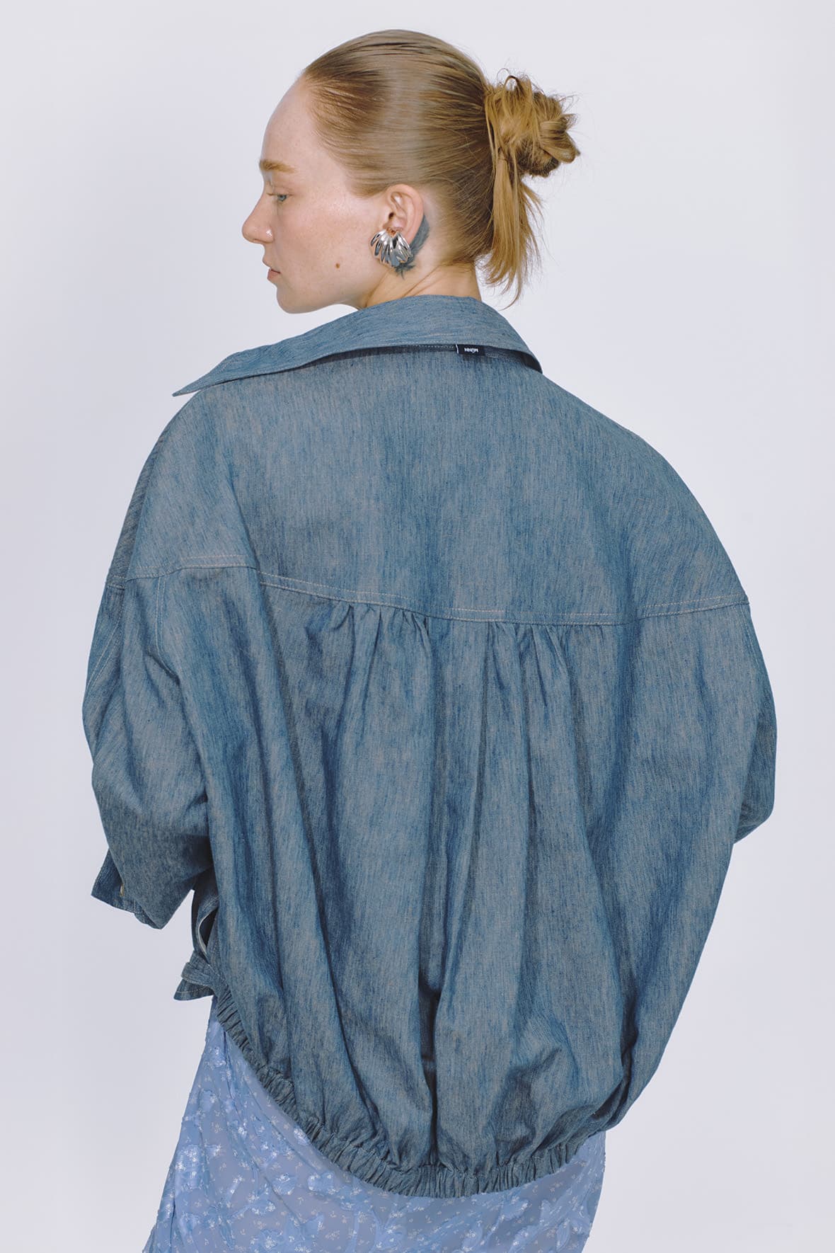 Half And Half Detachable Collar Shircket — vue 7