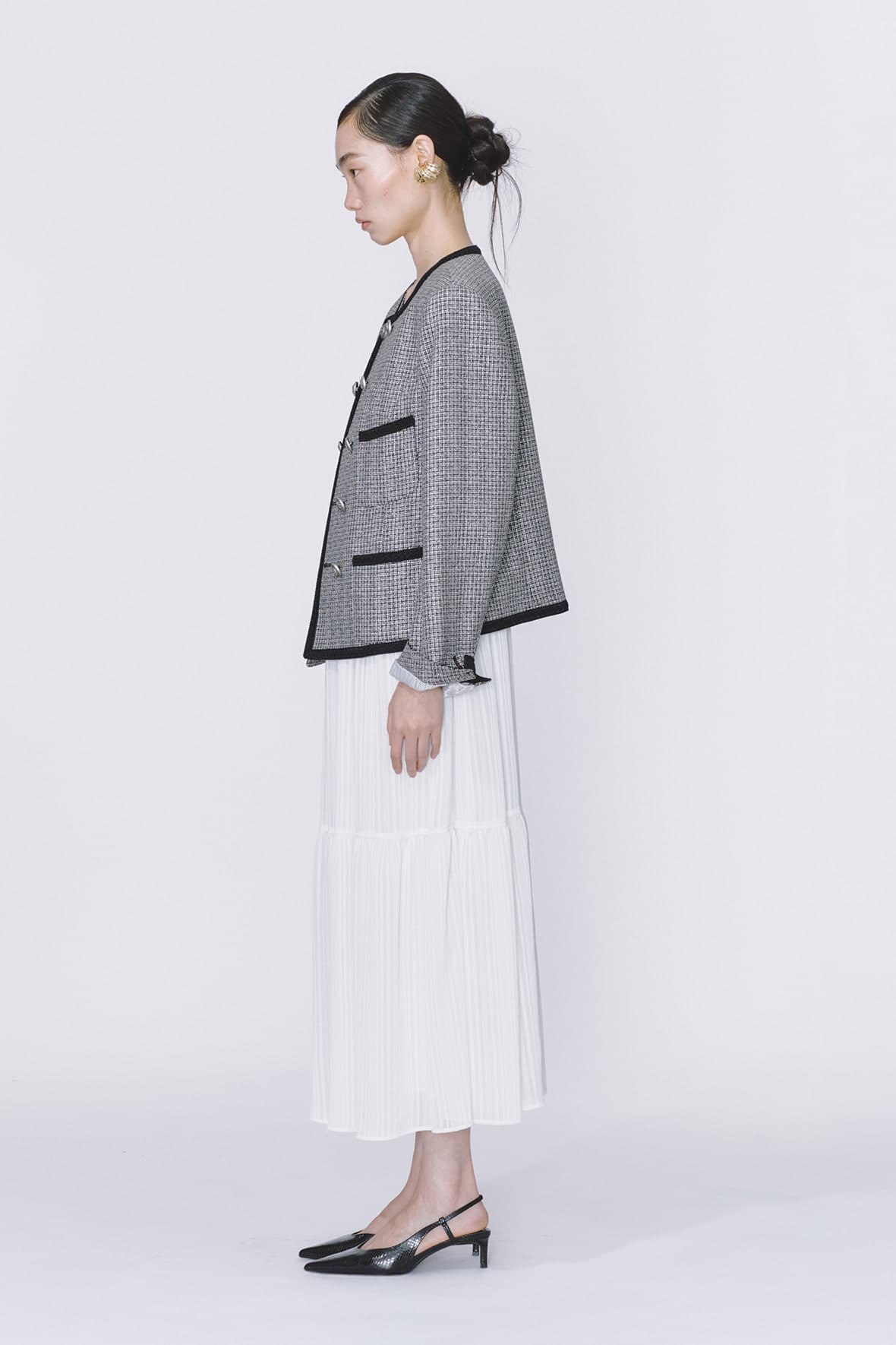 Double 4-Pocket Tweed Jacket — vue 5