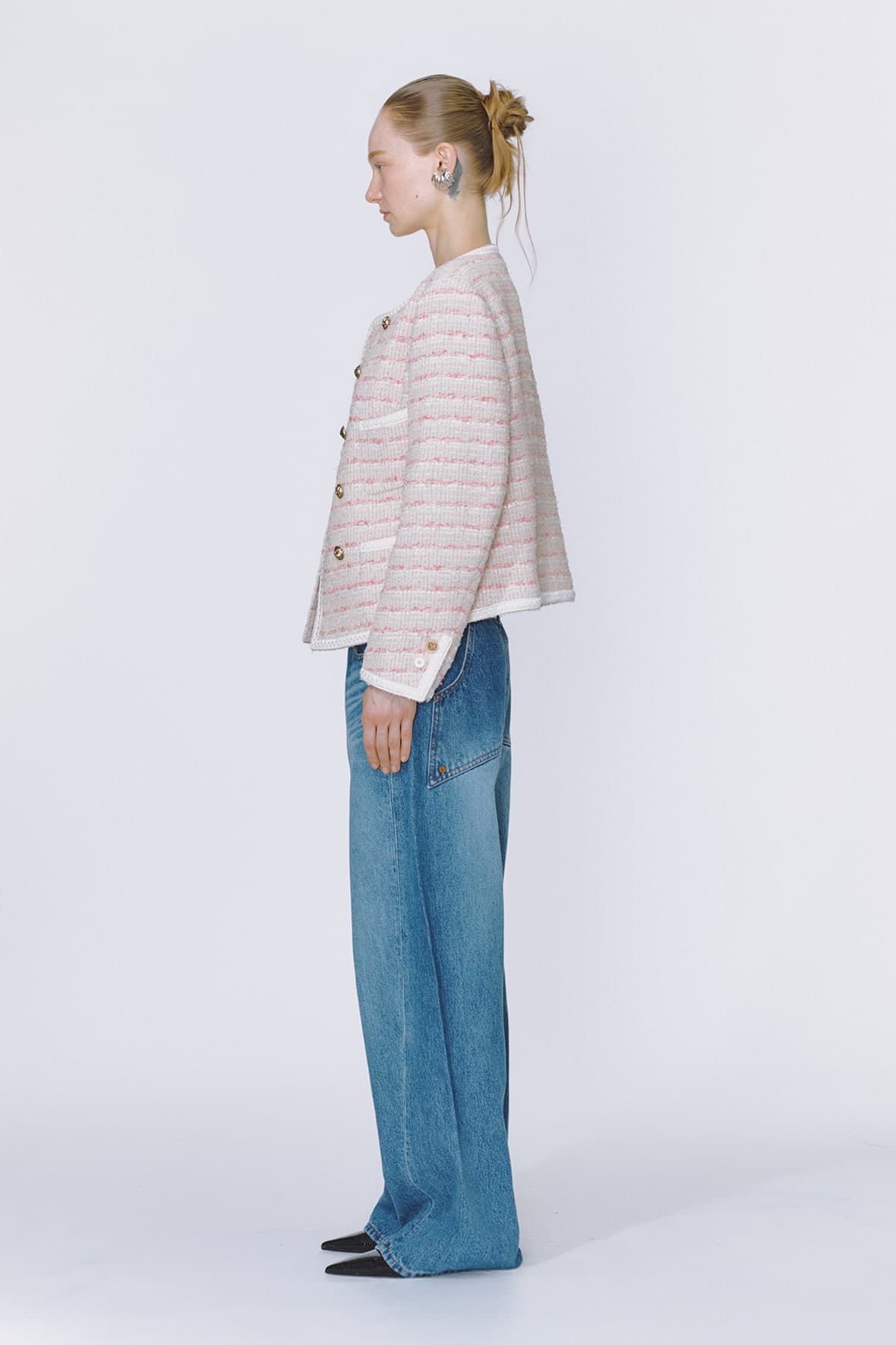 Double 4-Pocket Tweed Jacket — vue 5