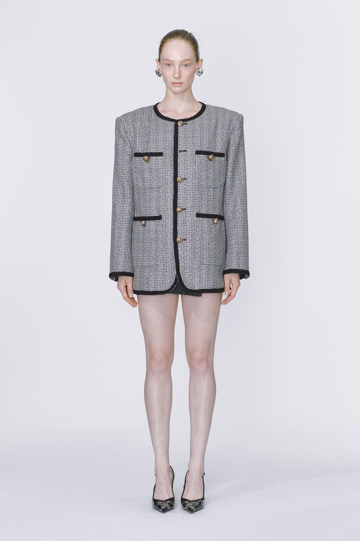 Signature 4-Pocket Tweed Jacket