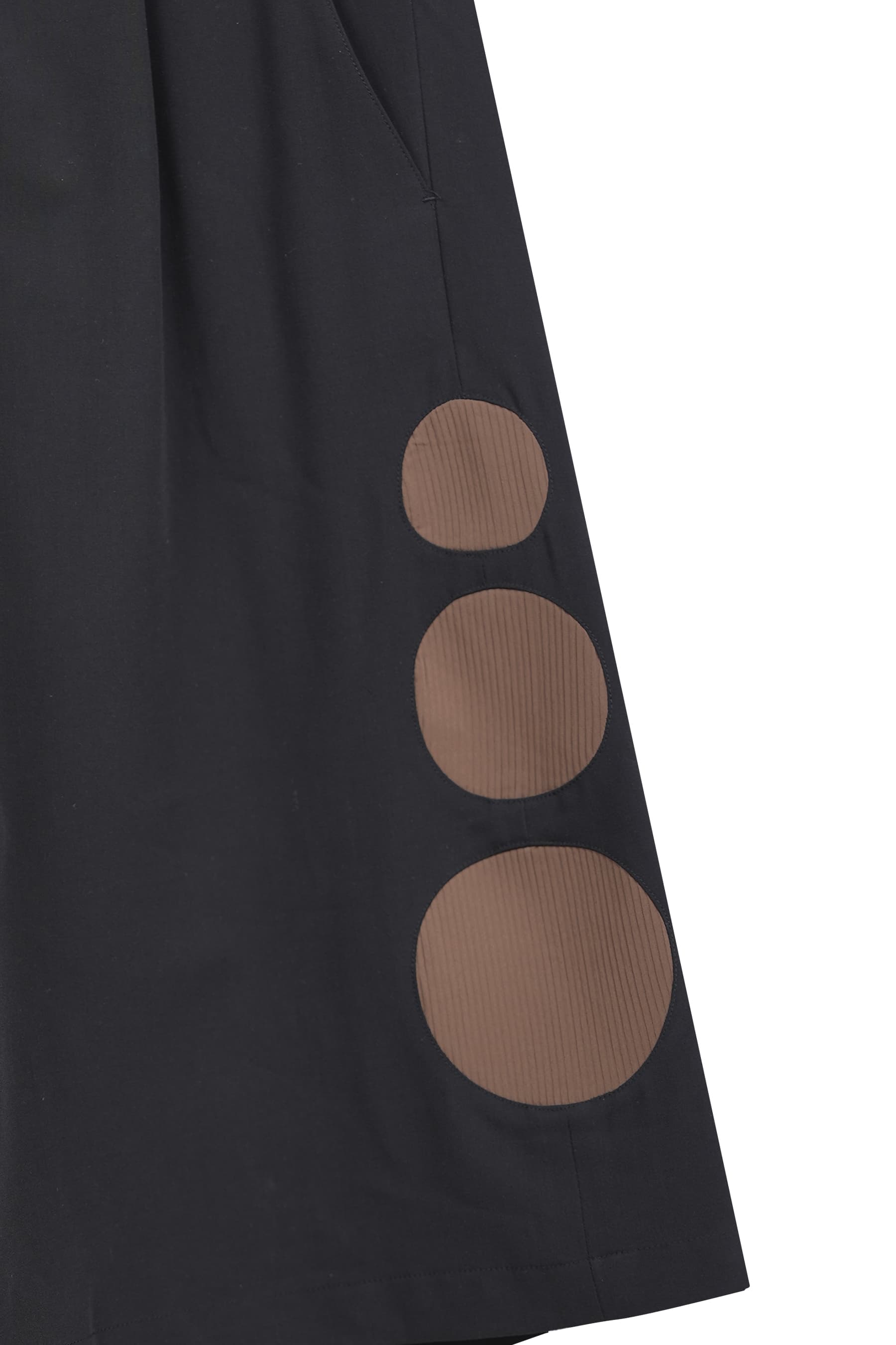 Circles Shorts (BLK) — vue 3