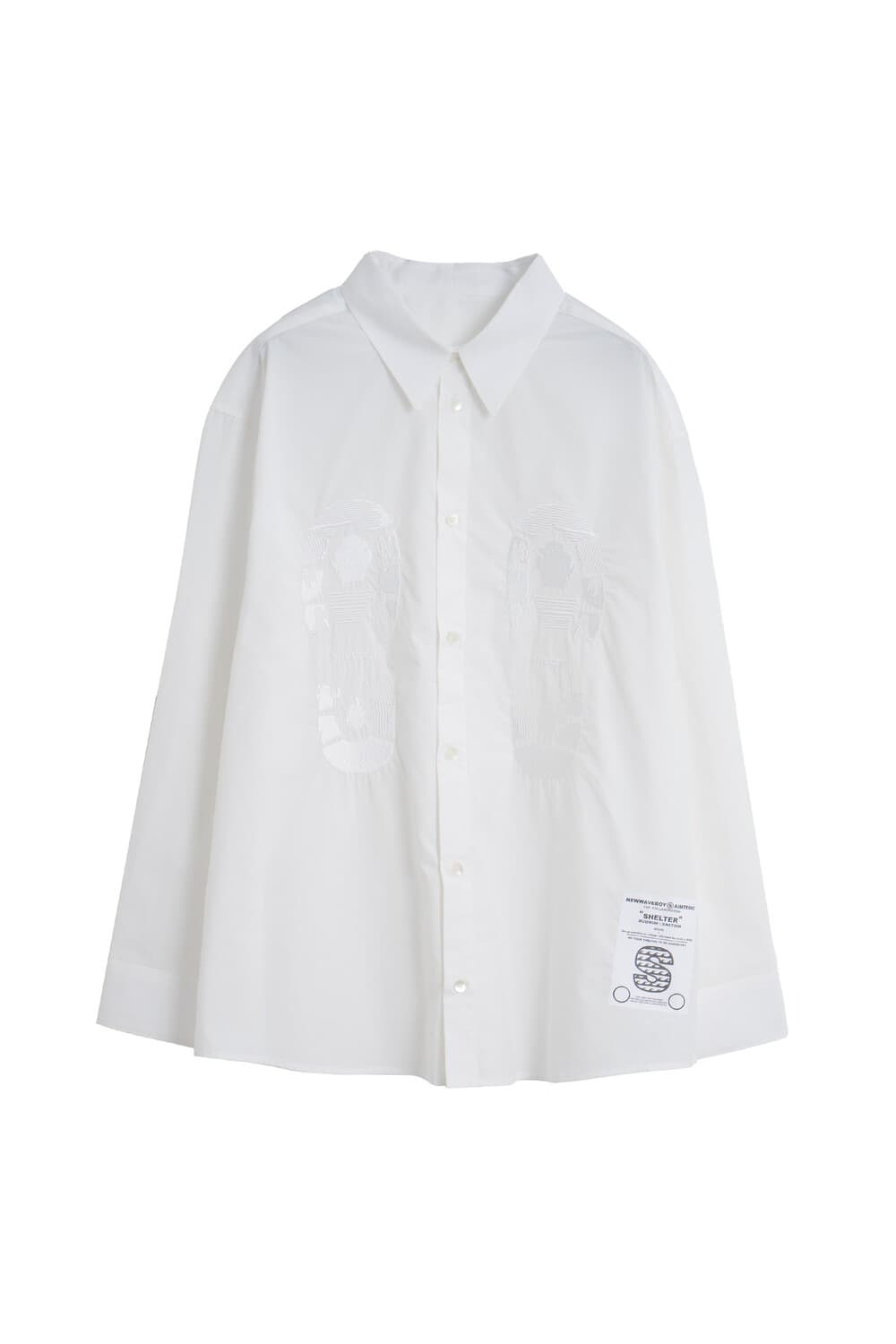 Footprint Shirts (White)