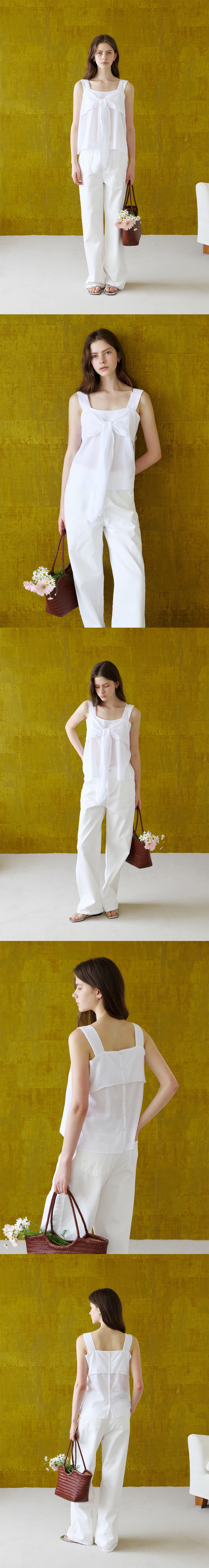 shining ribbon blouse (white) orc 6050 — vue 6
