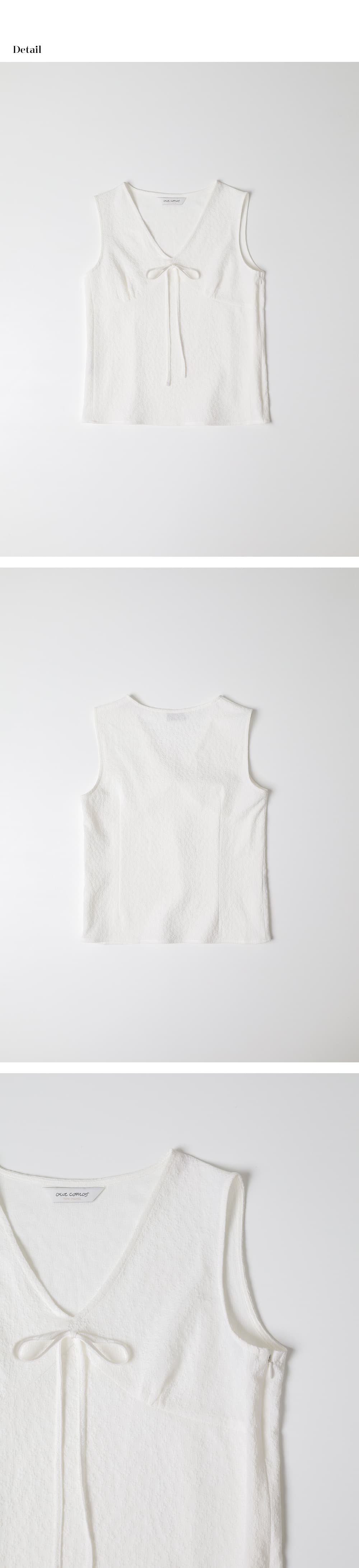 floral sleeveless blouse (white) orc 6052 — vue 8