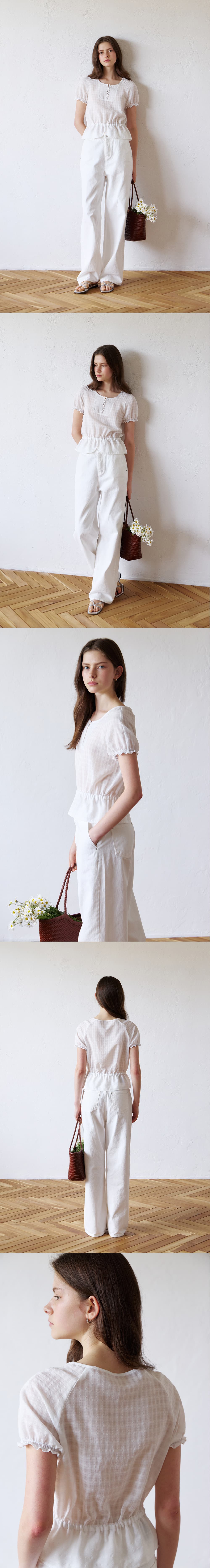 round raglan blouse (white) orc 6053 — vue 6