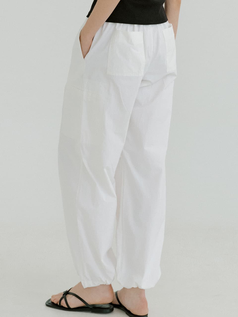 parachute pants (ivory) orc 6063 — vue 2