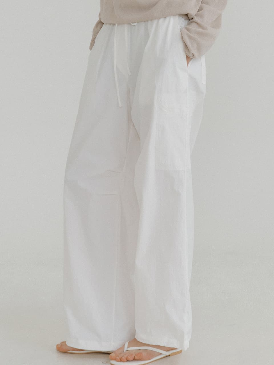 parachute pants (ivory) orc 6063 — vue 4