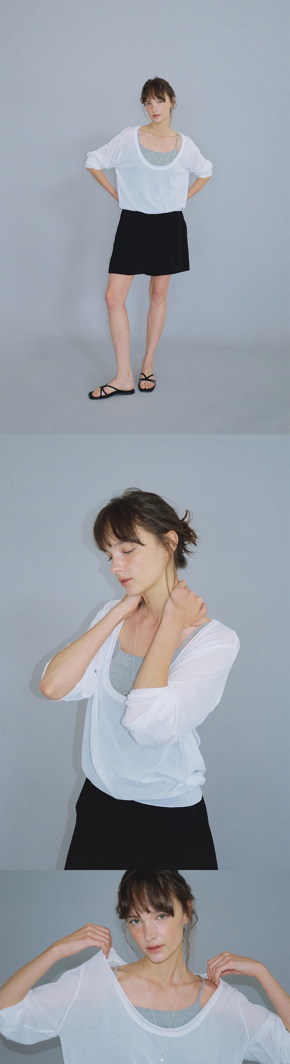 deep u-neck knit (ivory) orc 6067 — vue 7
