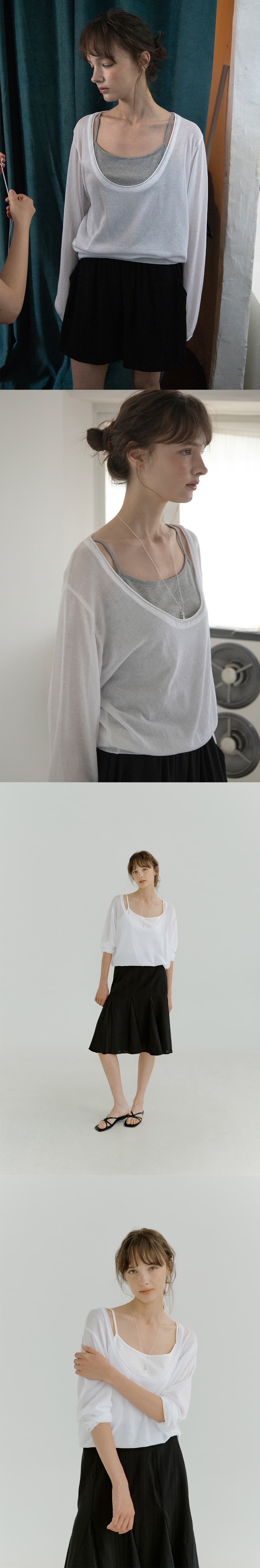deep u-neck knit (ivory) orc 6067 — vue 8