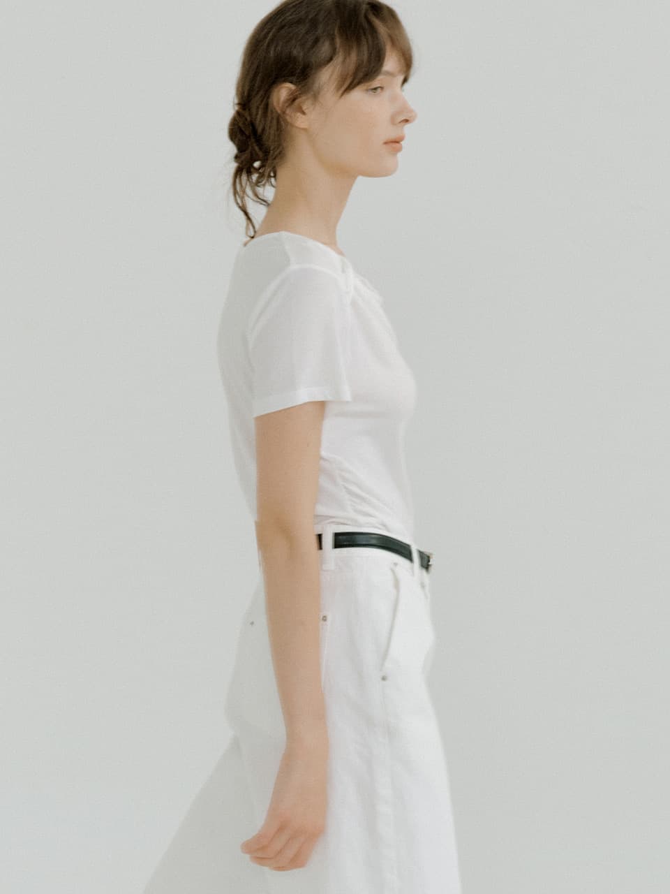 twist strap T-shirt (ivory) orc 6068 — vue 3