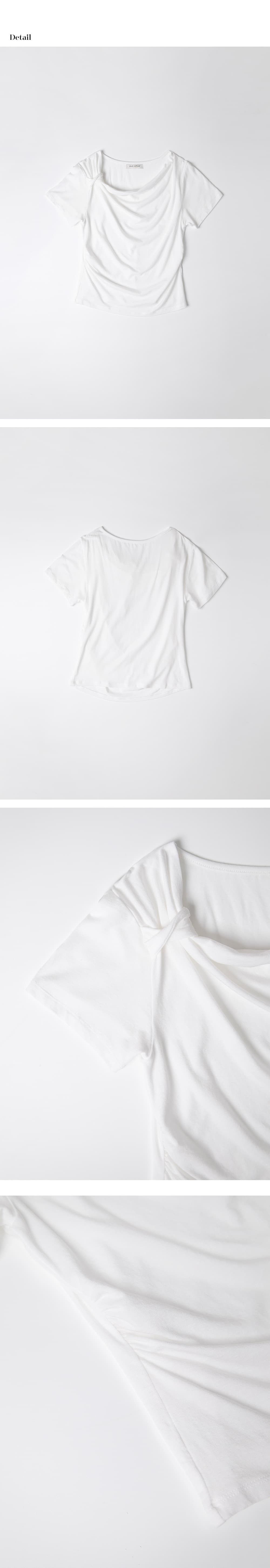 twist strap T-shirt (ivory) orc 6068 — vue 9