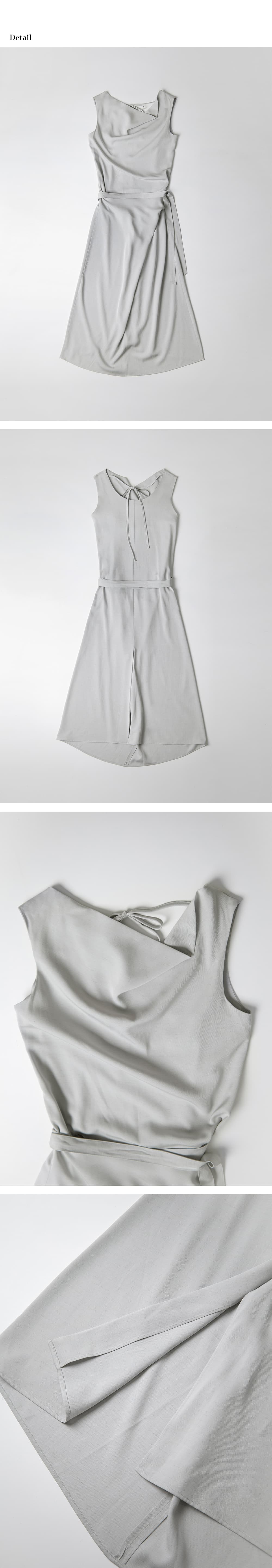 draped halter dress (pale blue) orc 6083 — vue 8