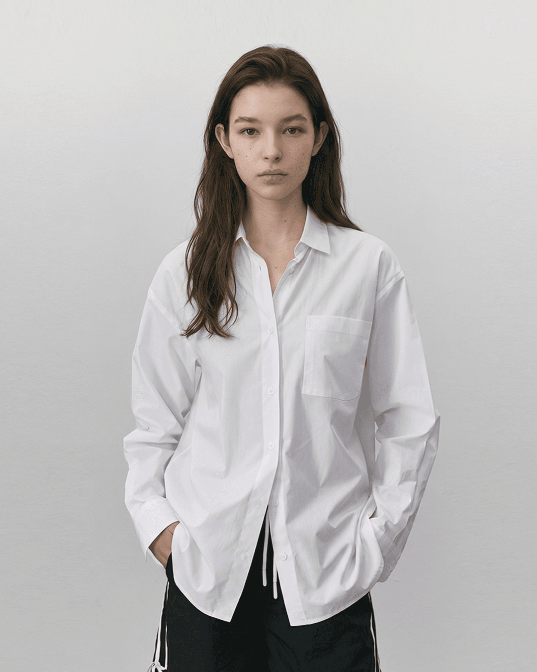 Supima cotton daddy shirts - White — vue 1