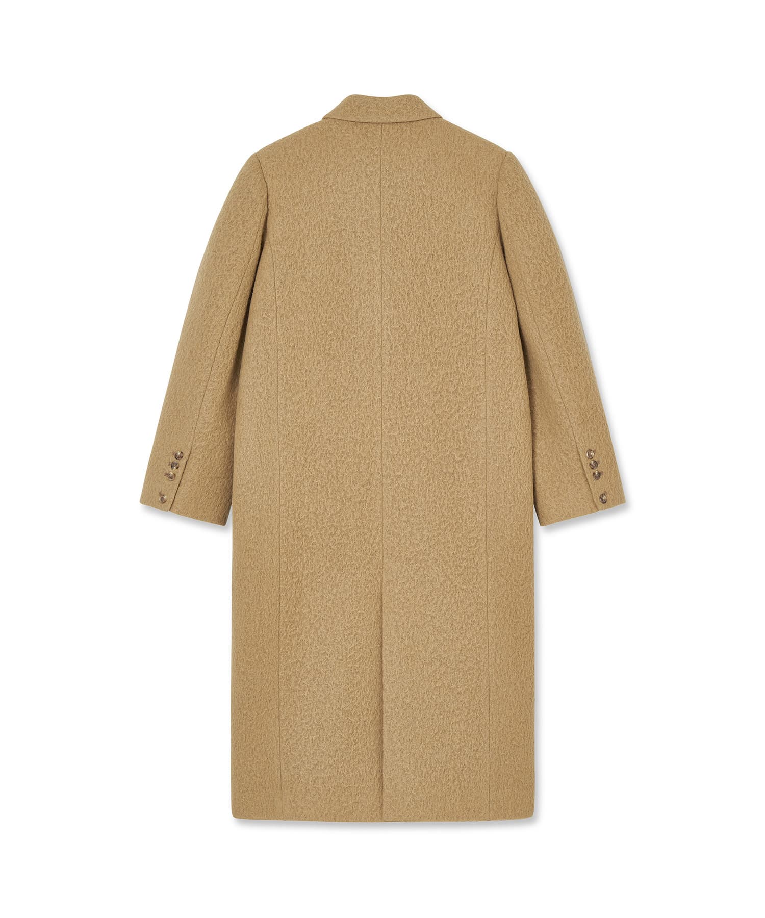 [renewal] Hairy wool double coat - Camel — vue 5