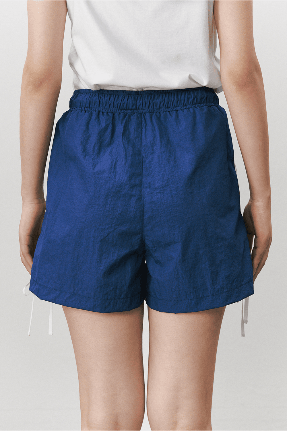 Ribbon nylon shorts - Blue — vue 8