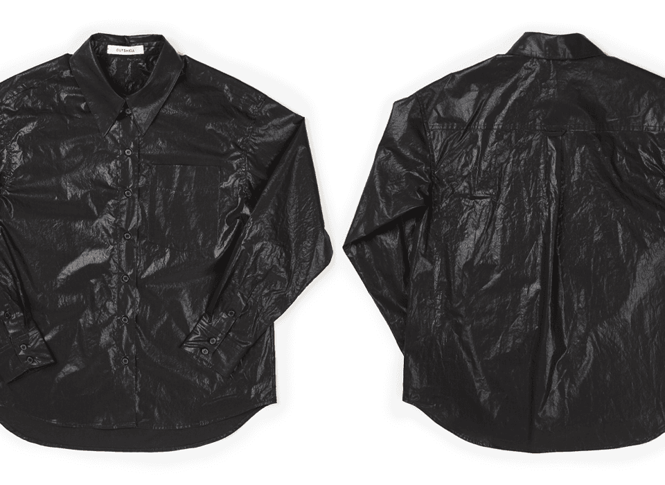 Glossy light cotton blouse - Black — vue 12