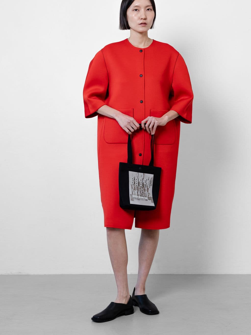 Reversible Two-Way Coat (Red) — vue 2