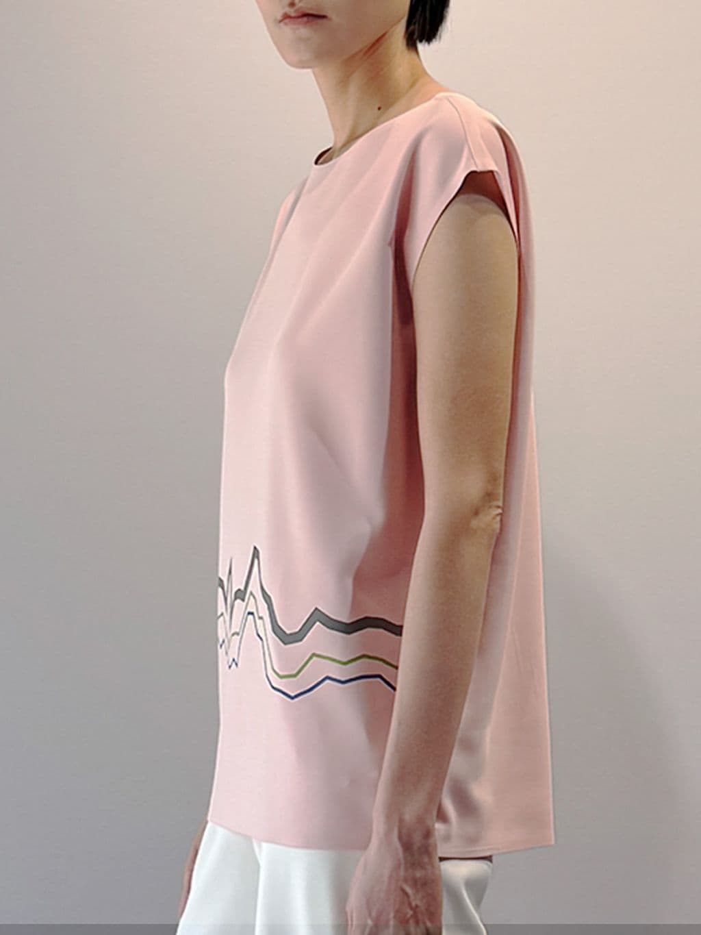 Climate Bottom Graphic Sleeveless (Pink) — vue 3
