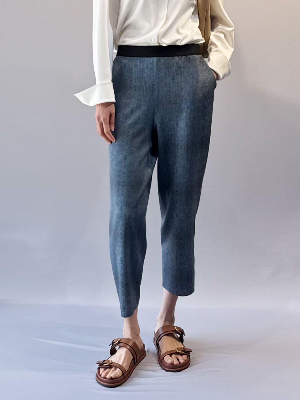 Airless Denim Pants (Blue) — vue 1