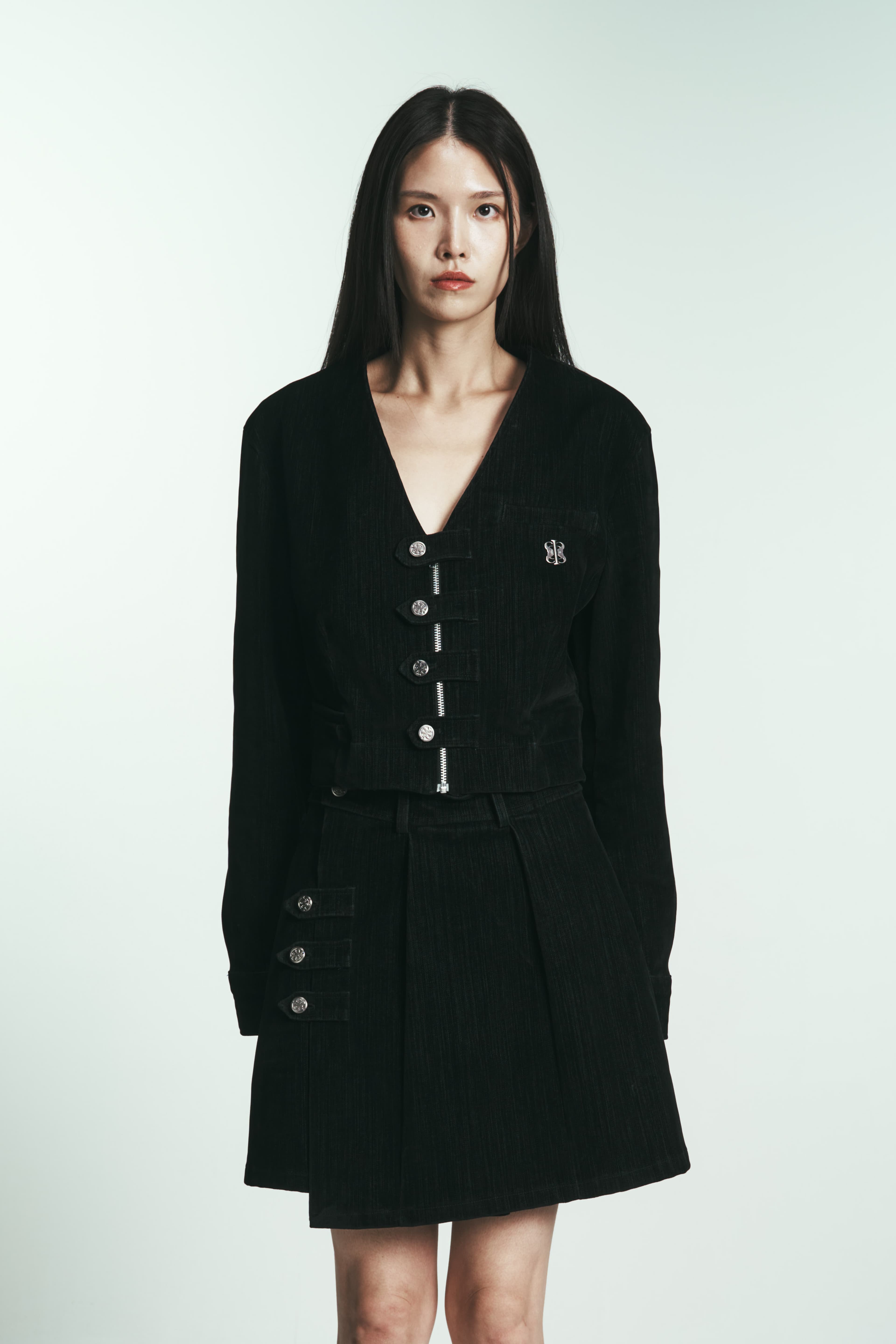 Denim Velvet Jacket — vue 1