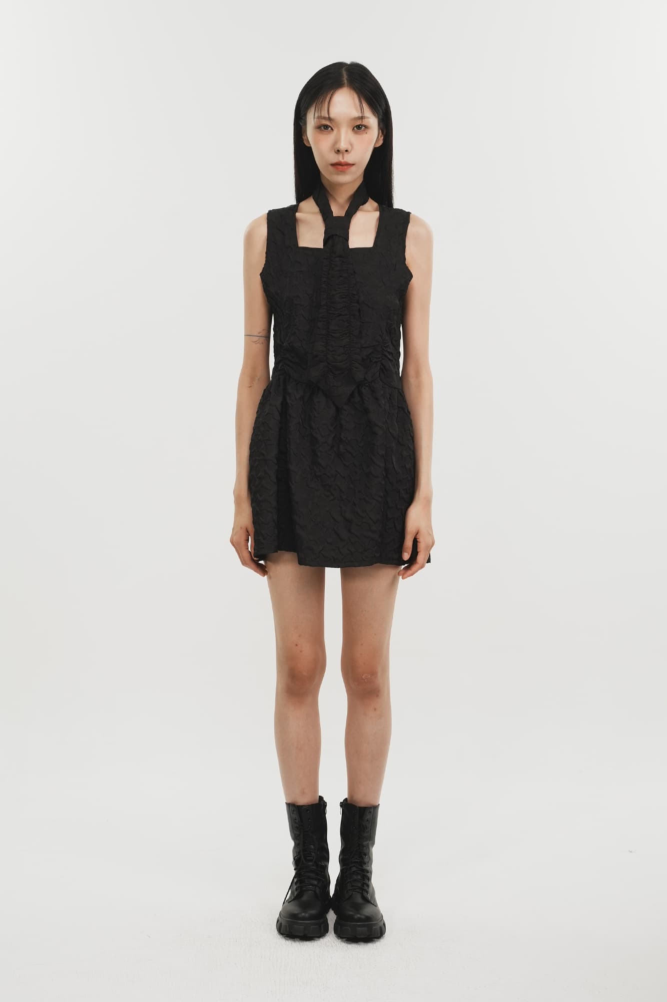 Shirring Raindrop Dress — vue 2
