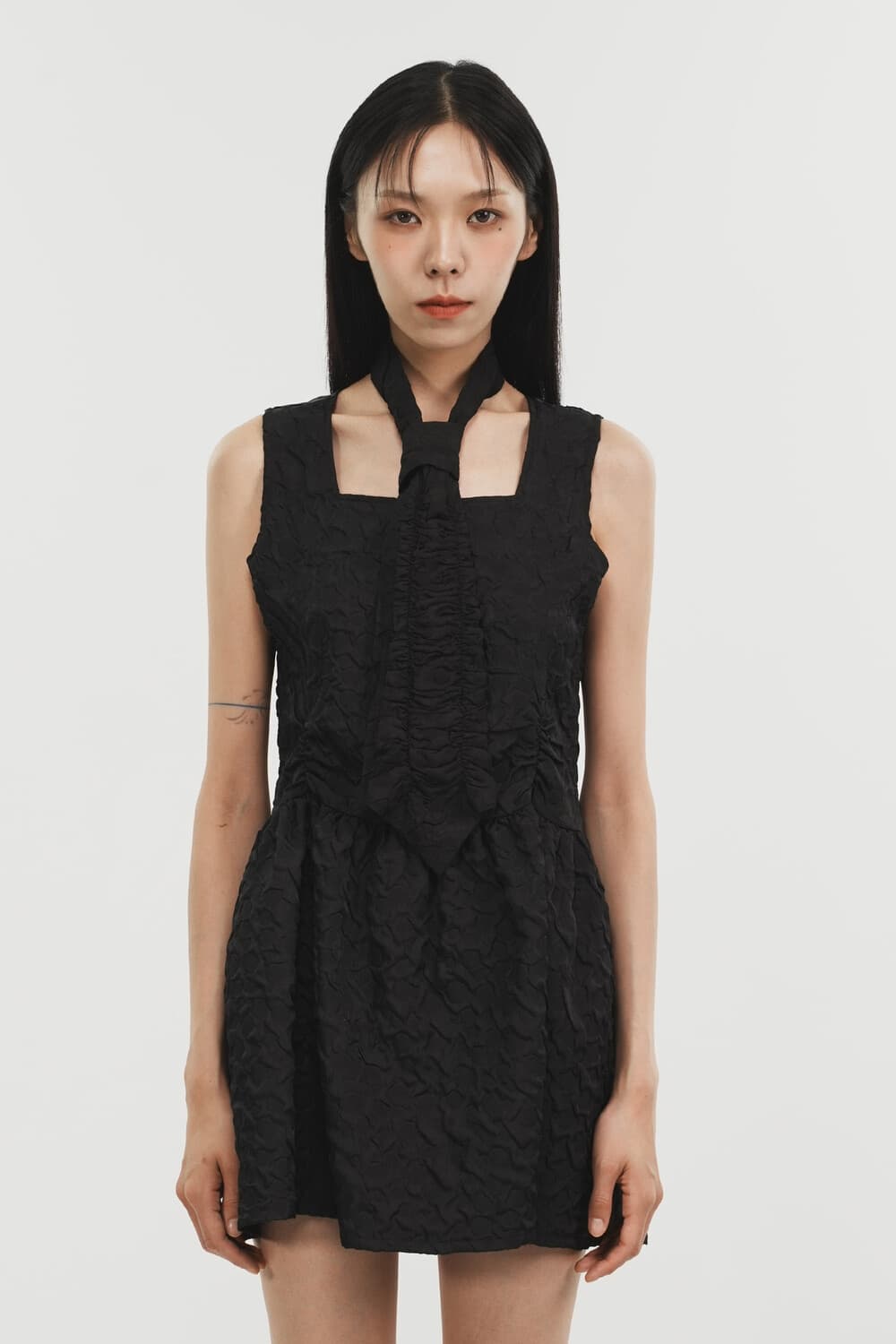 Shirring Raindrop Dress
