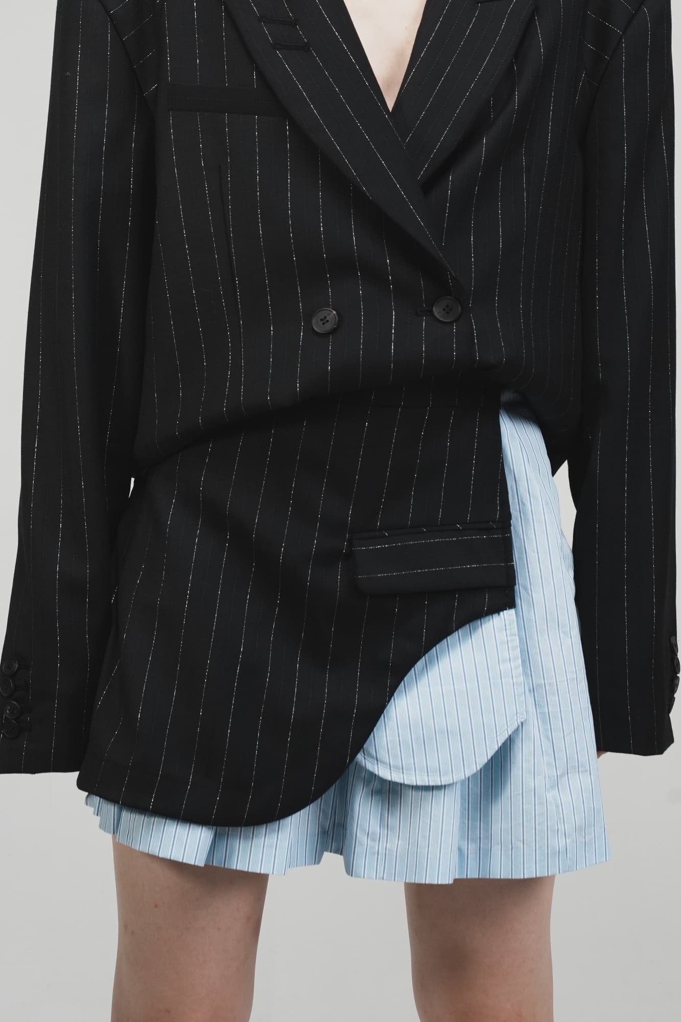 Shirt Pleats Skirt Pants — vue 1