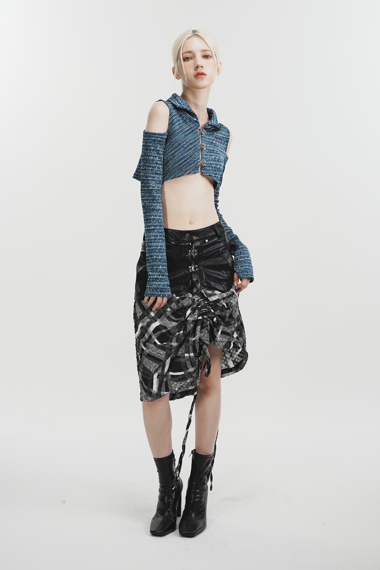 Shirring Panel Skirt — vue 1