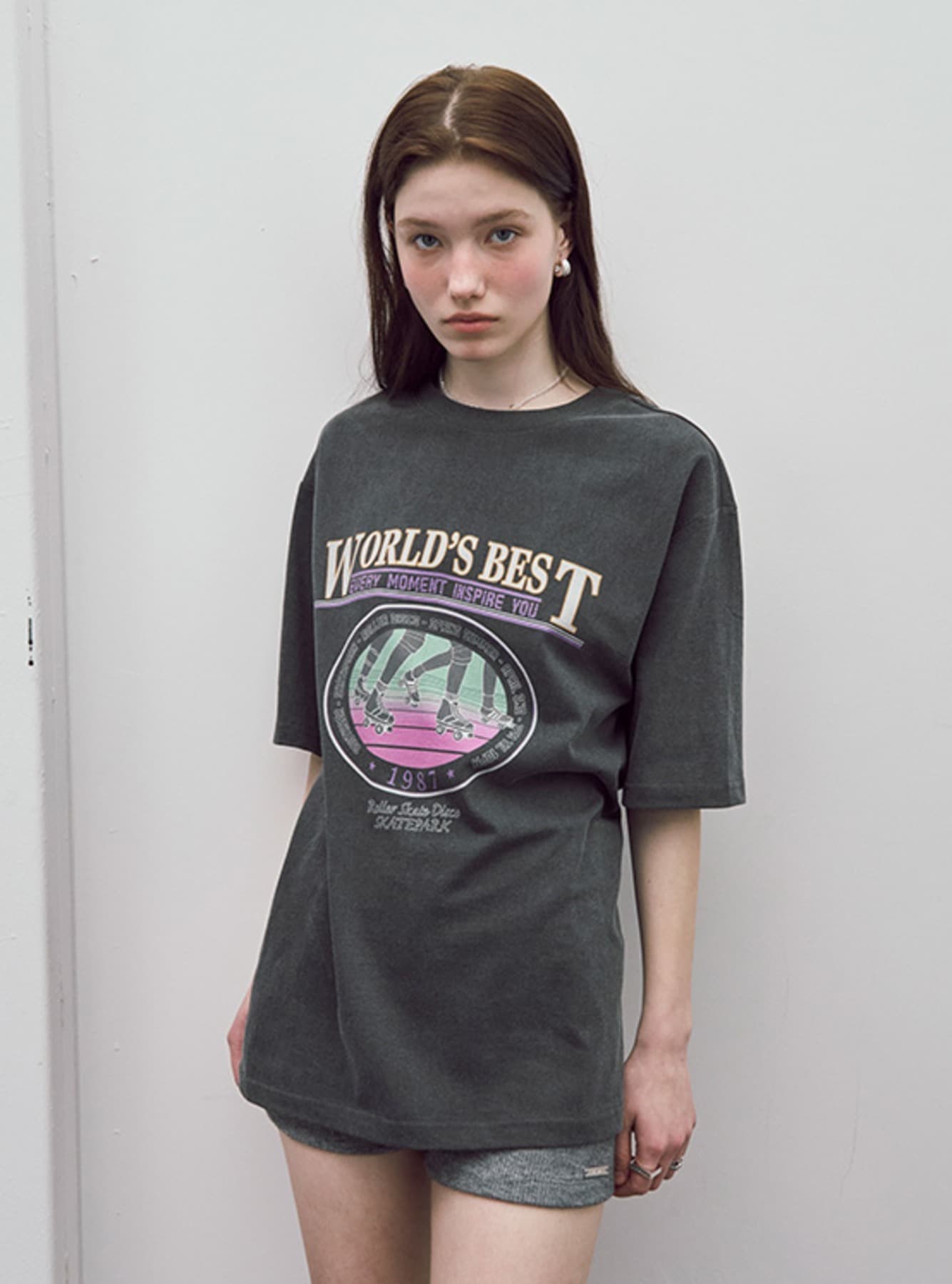 Oversized World Best Print T-shirt