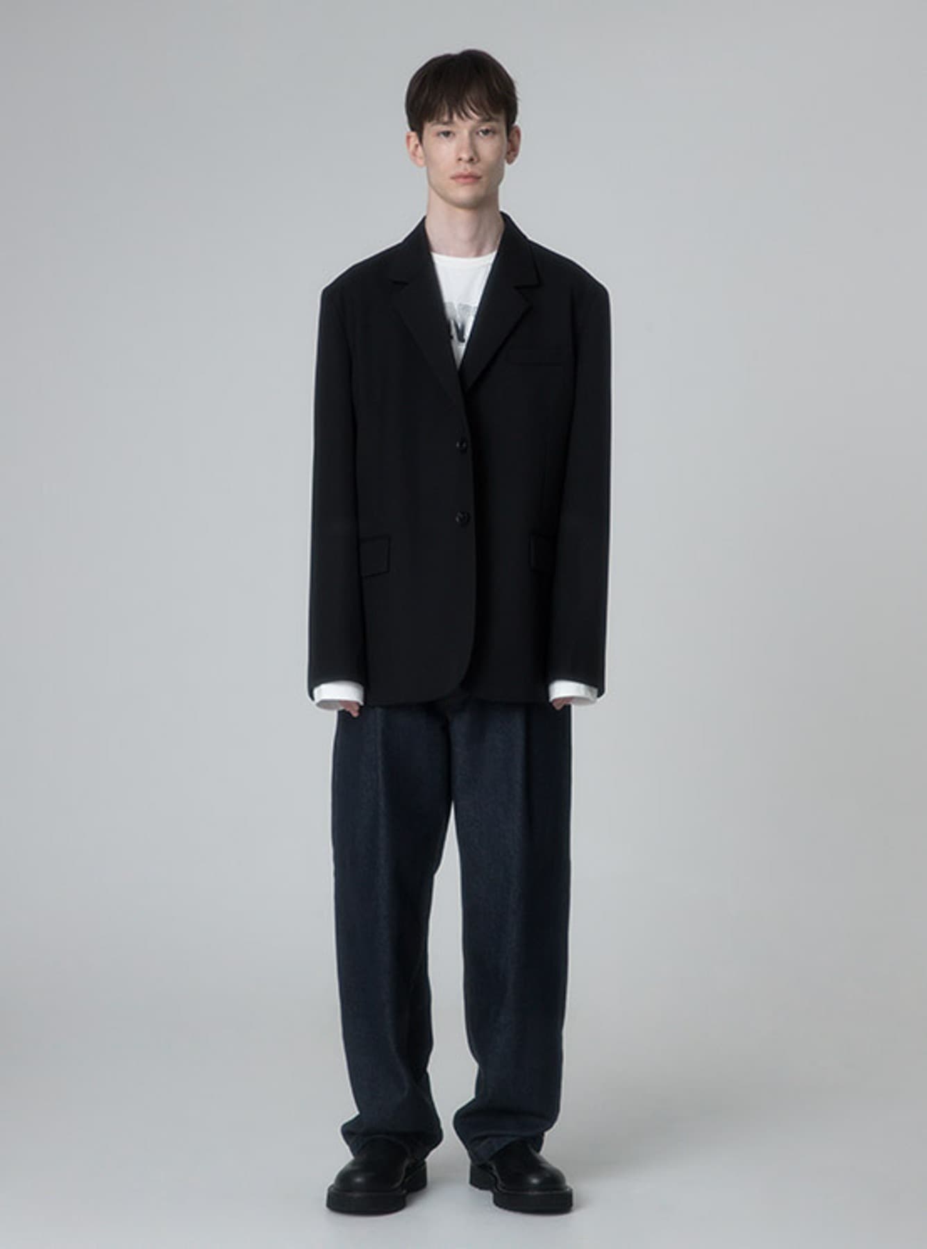 (MAN) Basic Jacket in Black