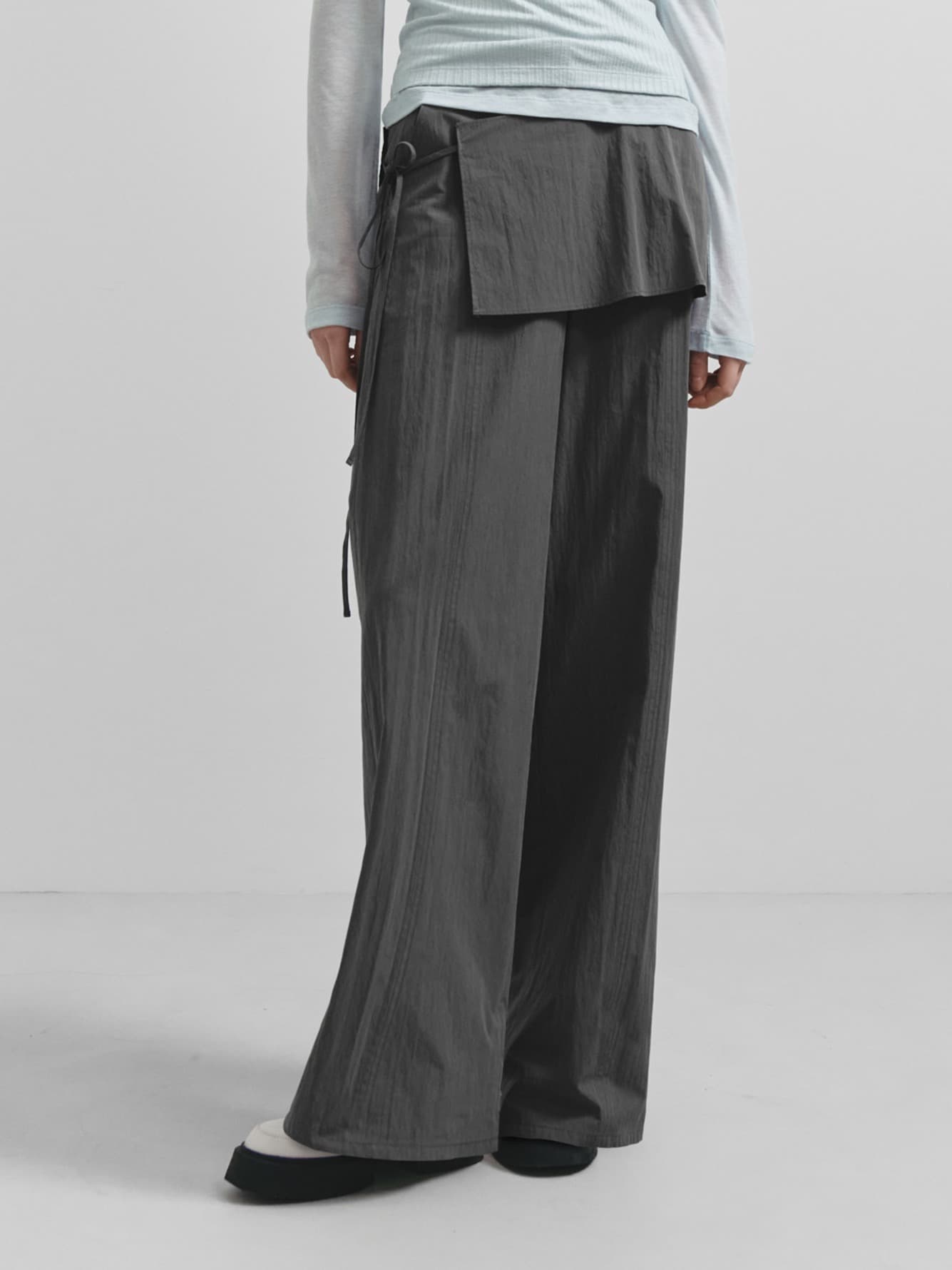 Layered Wide Pants