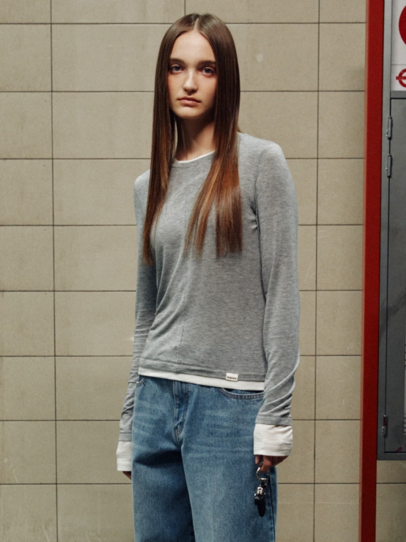 Solid Double-Layered T-Shirts — vue 1