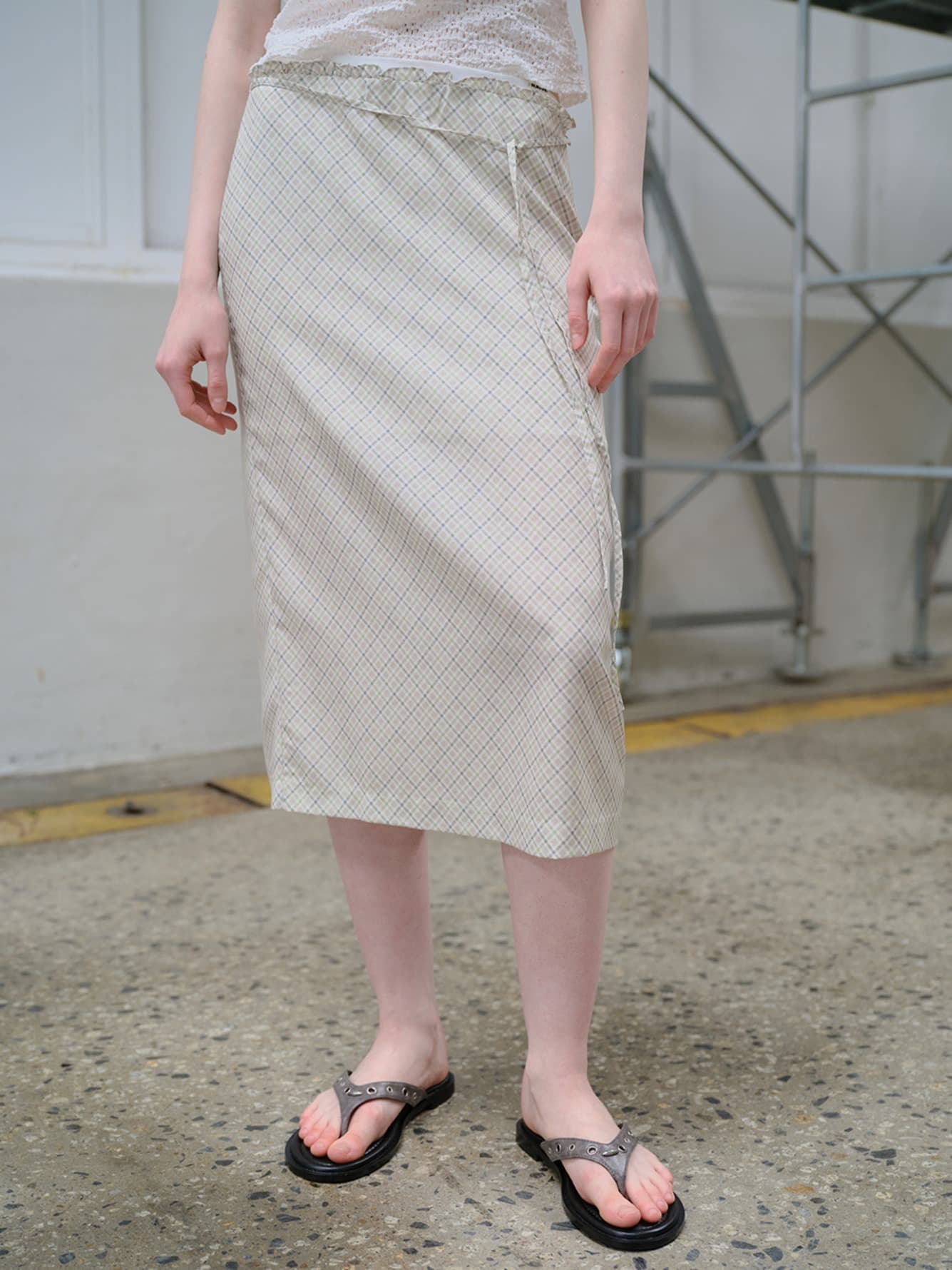 Check Strap Skirt — vue 1