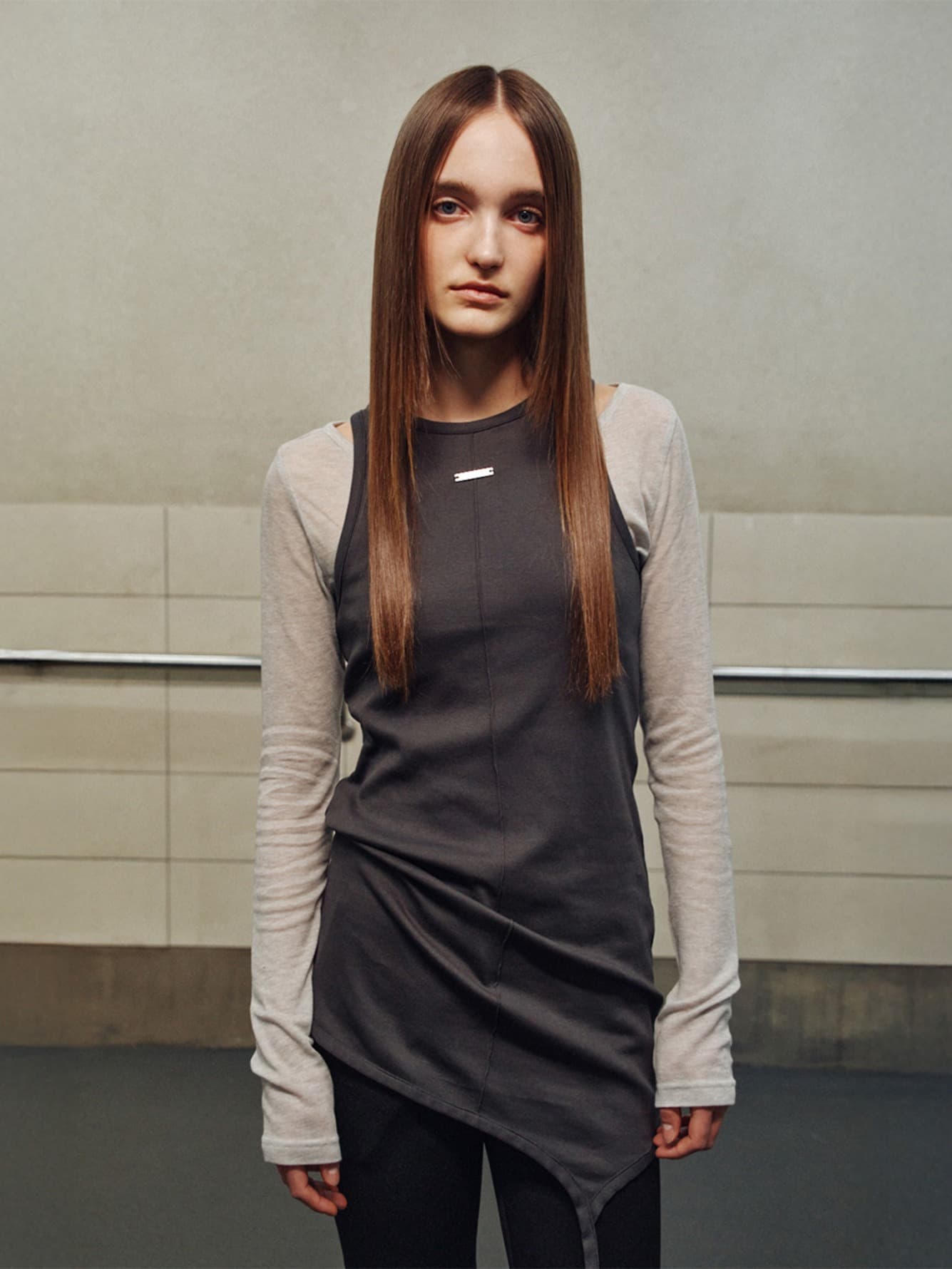 Layered Long-Sleeve & Sleeveless Set