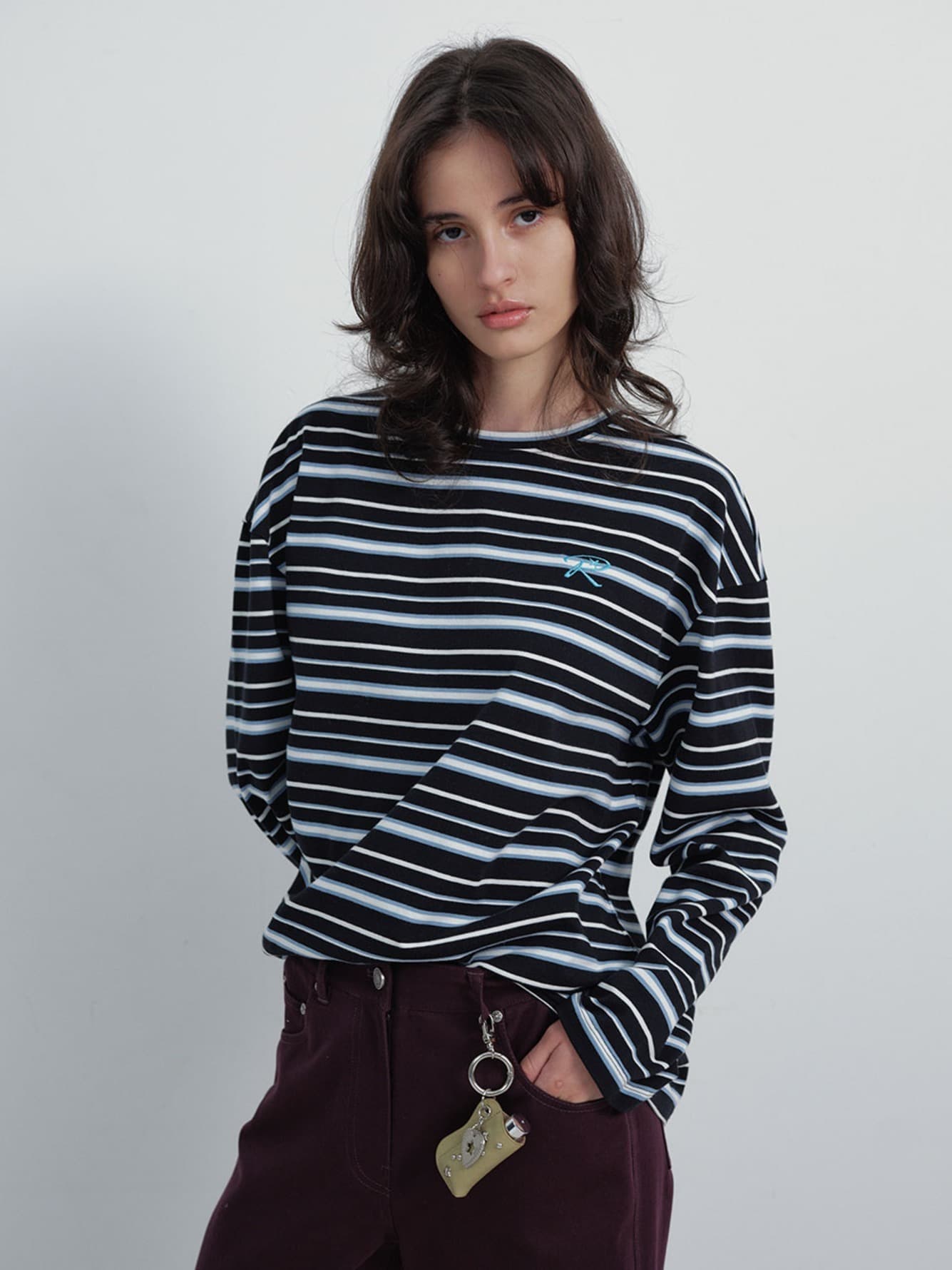 Stripe Long Sleeve T-shirts