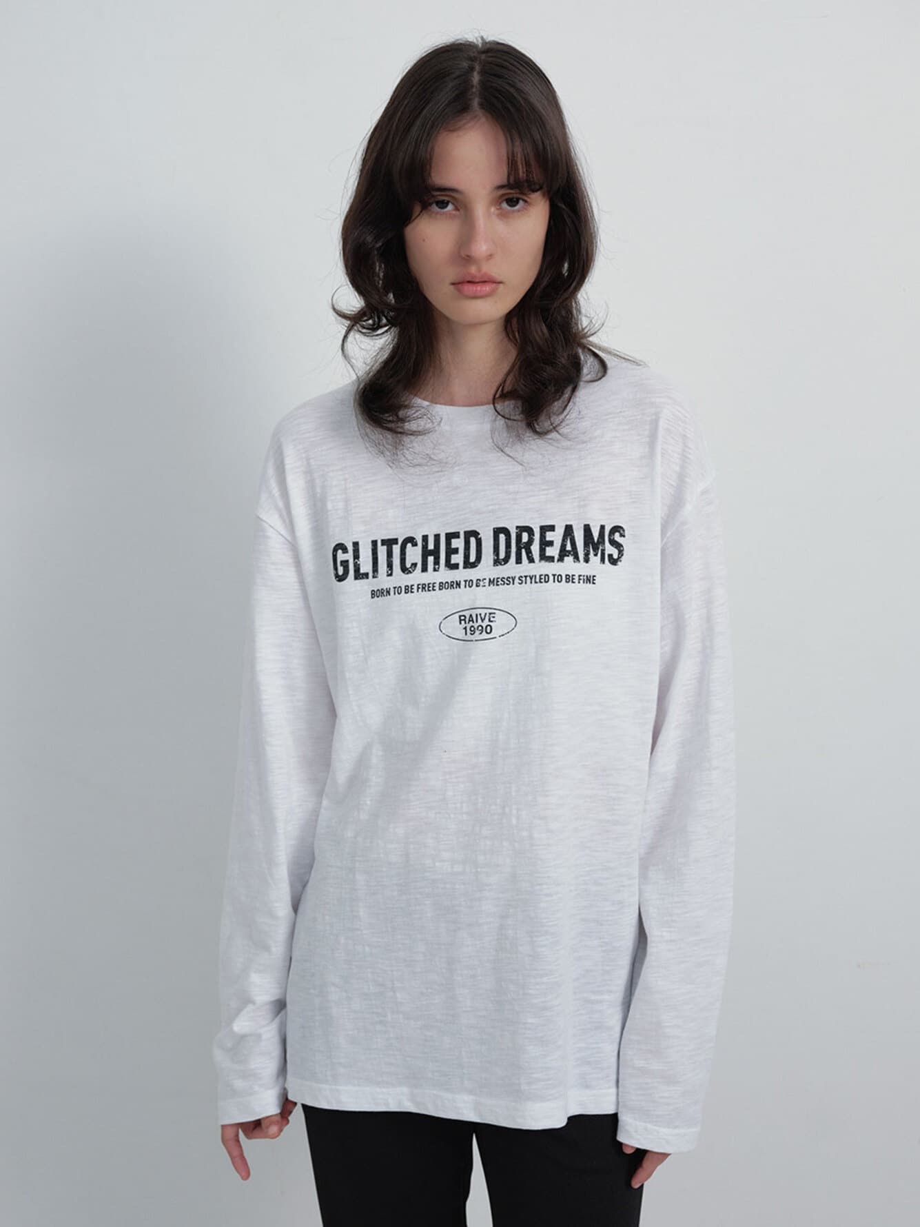 GLITCHED DREAMS Long Sleeve T-shirts