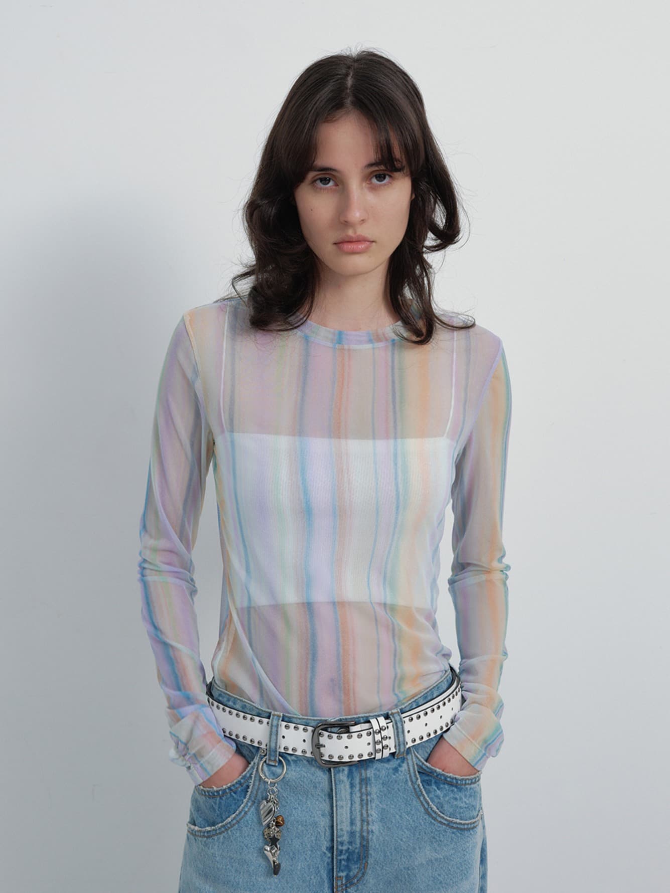 Rainbow Layered Top
