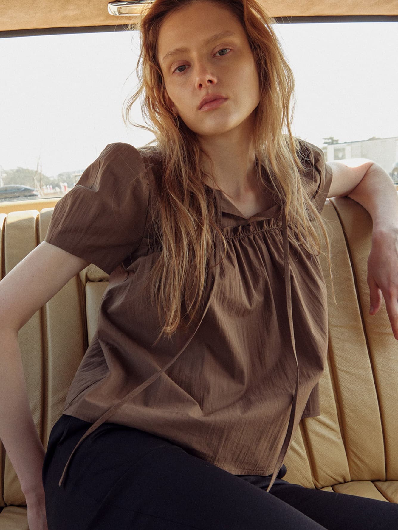 Shirring Detail Blouse