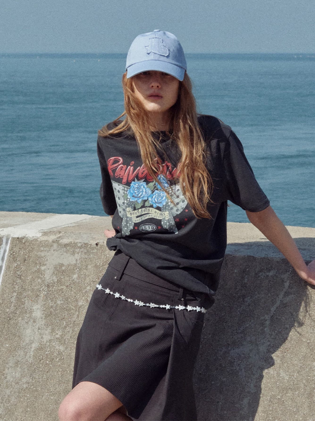 Dot Rose Graphic T-shirts