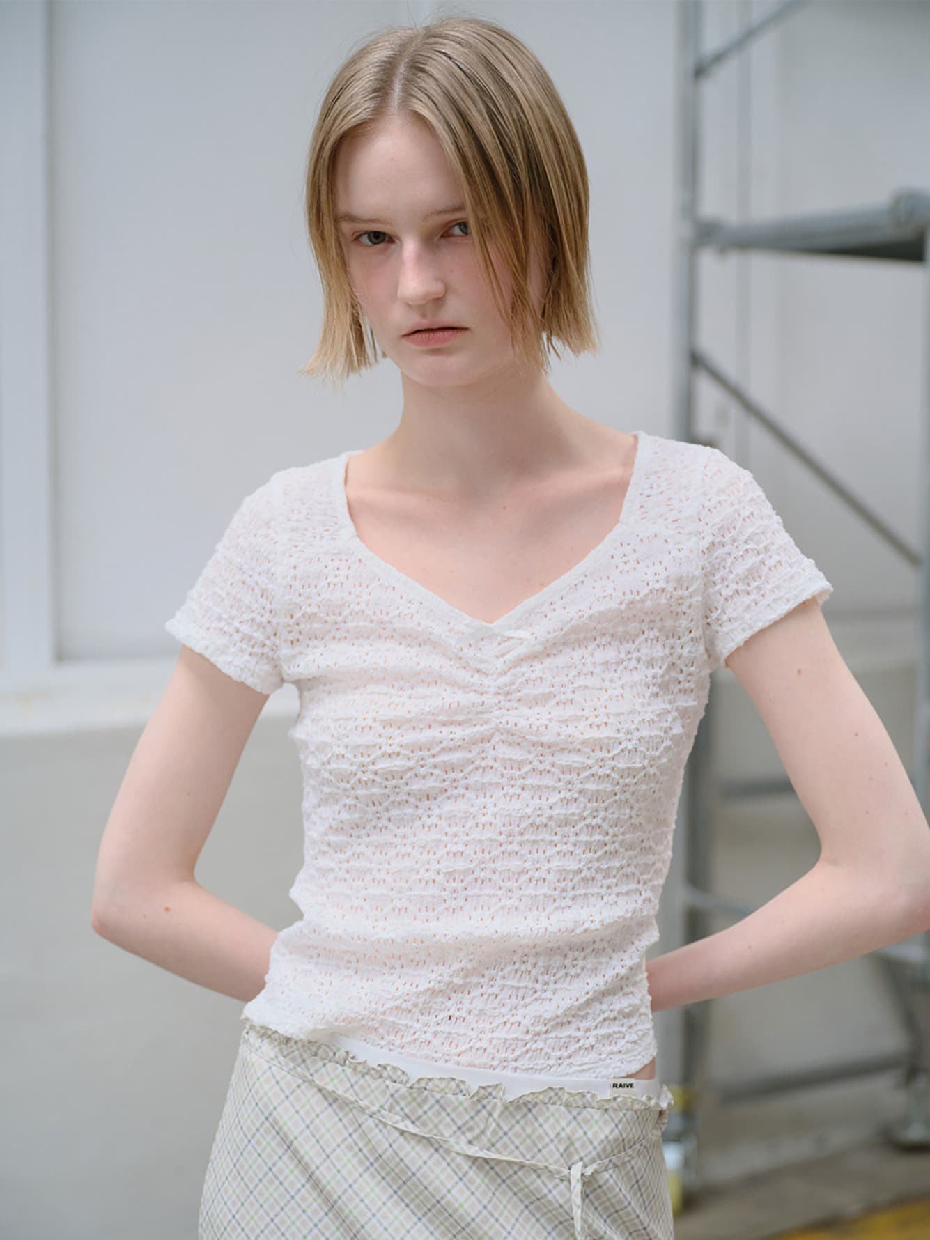 Lace Ribbon Top — vue 1