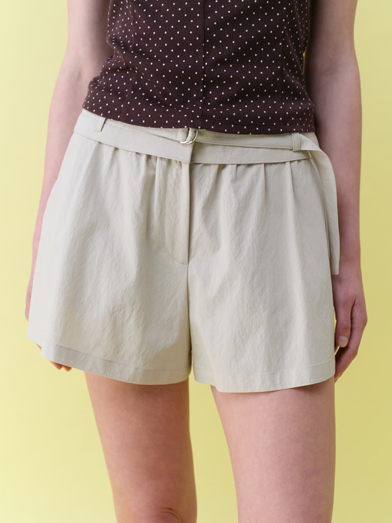 Belted Short Pants
