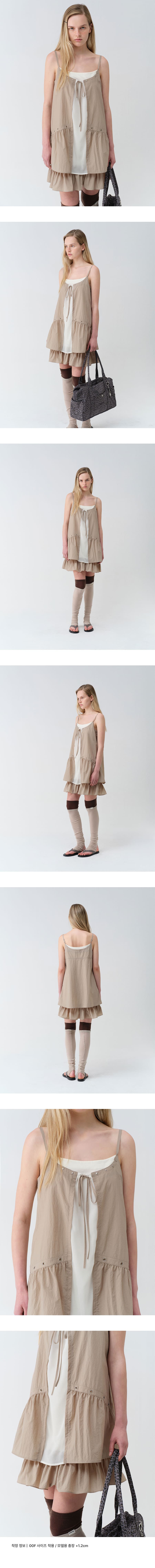 Contrast Eyelet Mini Dress — vue 5