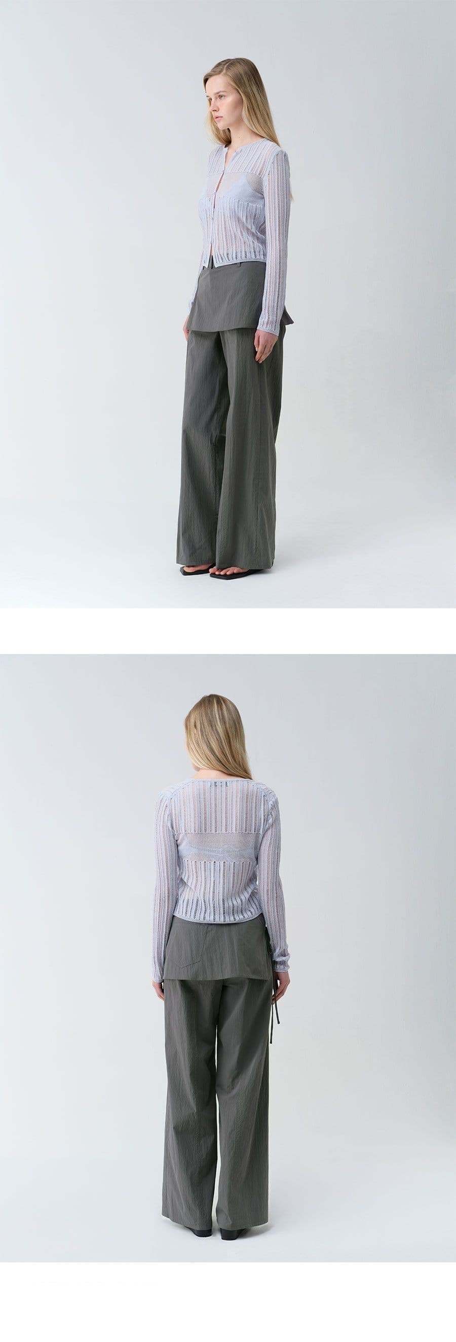 Sheer Knit Cardigan — vue 7