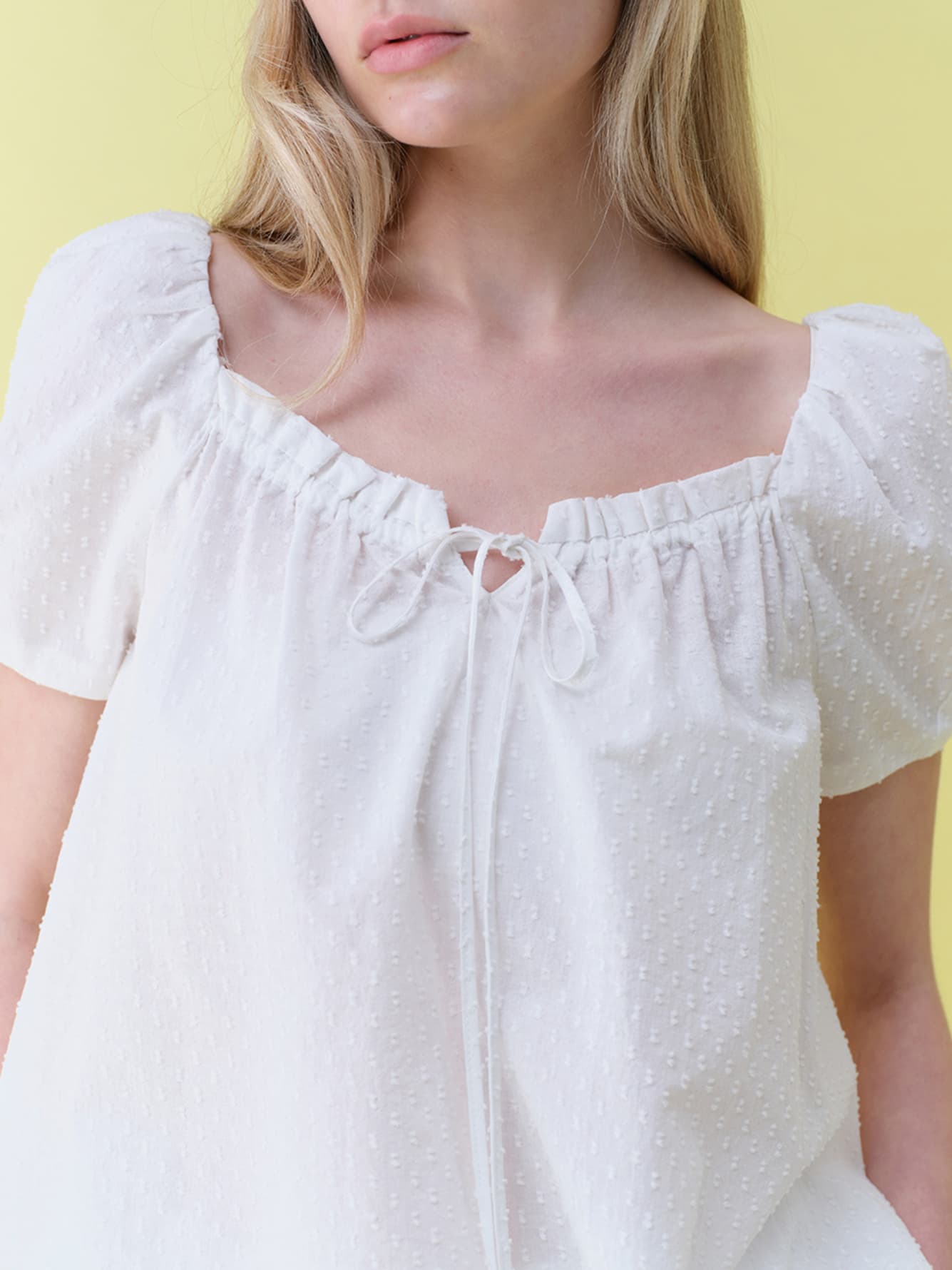 Shirring Flare Blouse — vue 2