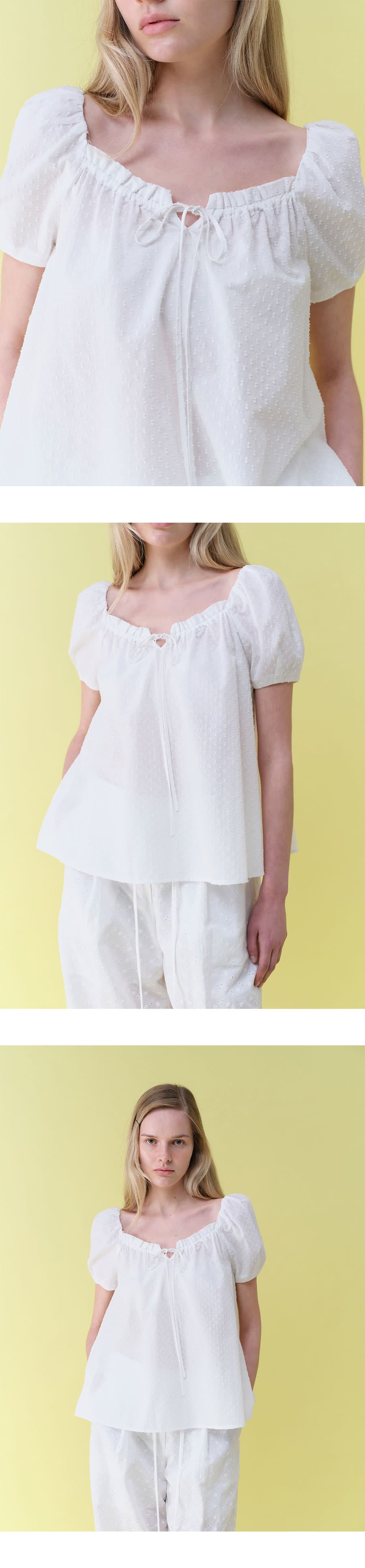 Shirring Flare Blouse — vue 6