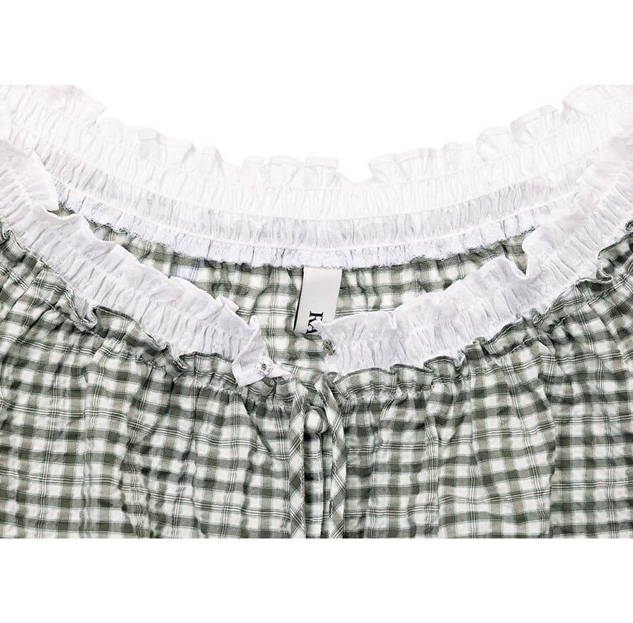 Check Banding Blouse — vue 7
