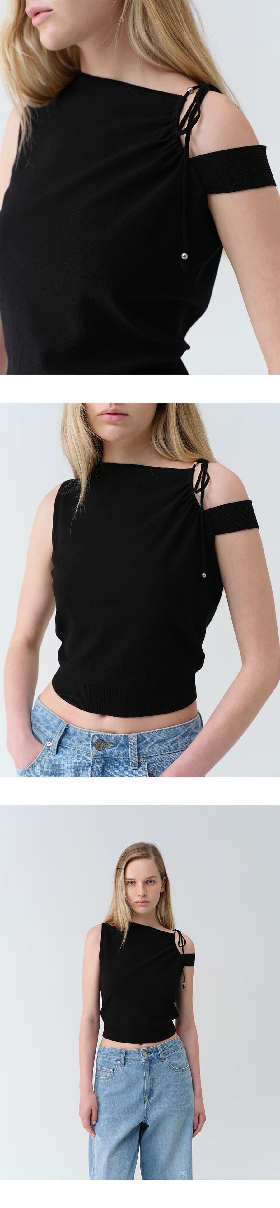 Shoulder Strap Detail Knit — vue 6