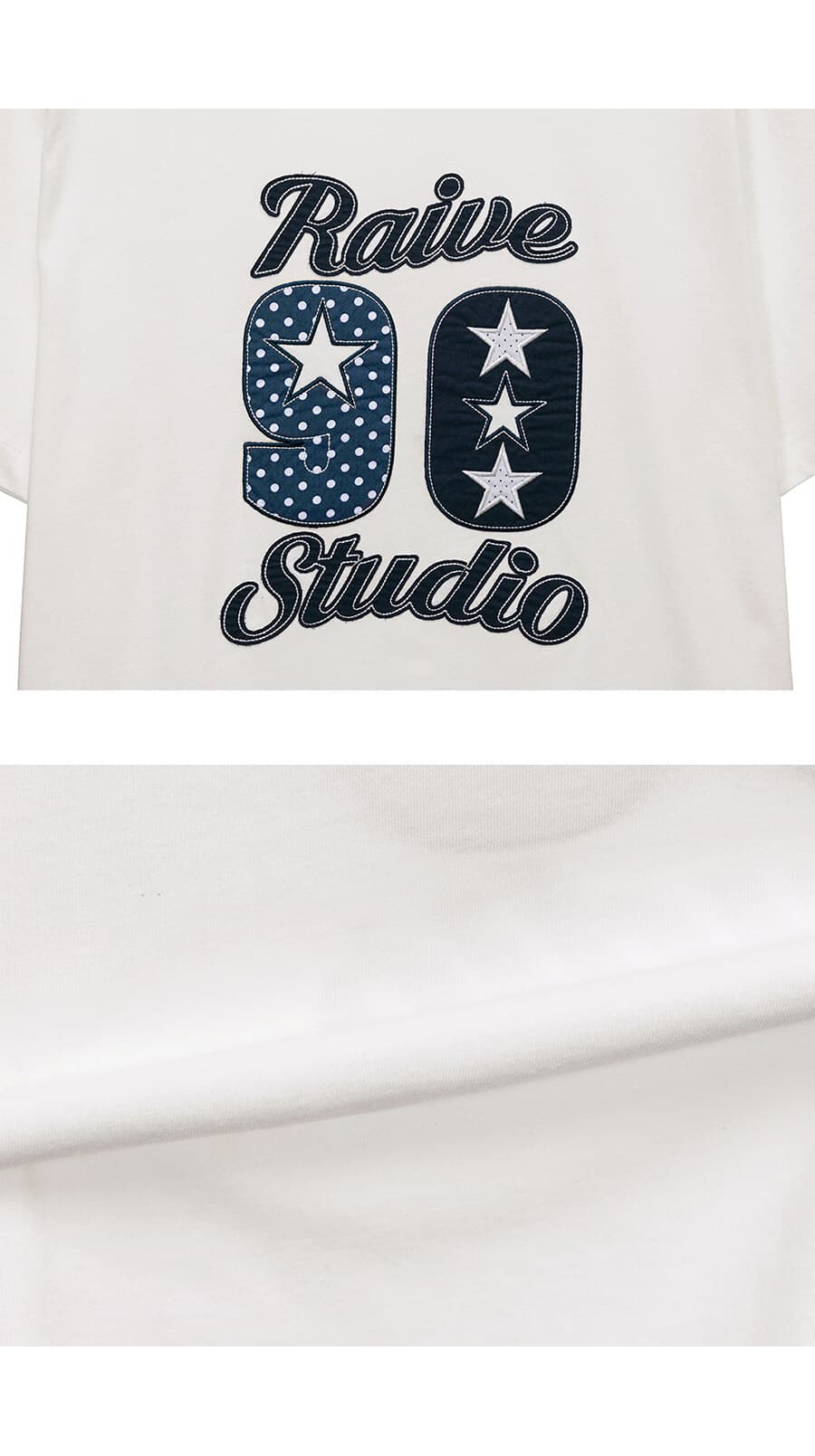 Raive 90 Embroidered T-shirts — vue 9