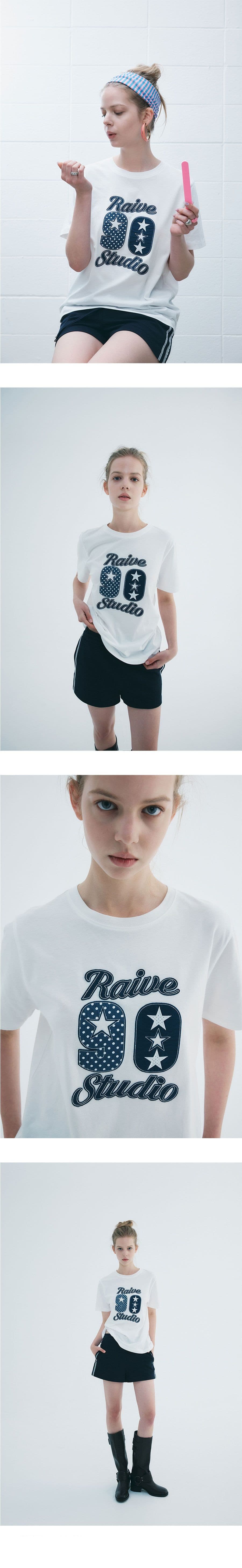 Raive 90 Embroidered T-shirts — vue 7